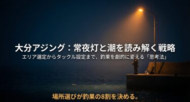 大分のアジングは常夜灯が攻略の鍵！時期やポイントを総まとめ