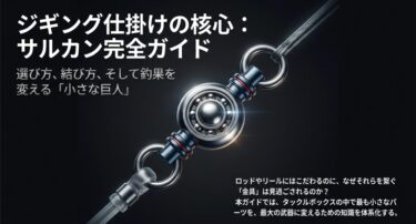 ジギング仕掛けのサルカン完全ガイド！結び方とサイズの選び方