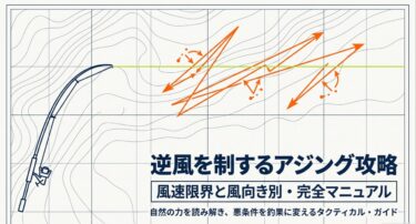 強風でも釣れる！アジングの風速限界と風向き別の攻略法